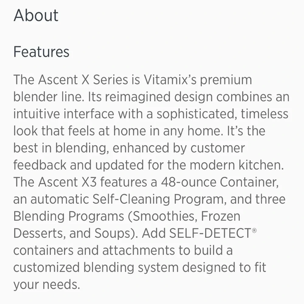 Vitamix Ascent X3- Brand New in box- will ship today! - Picture 3 of 6